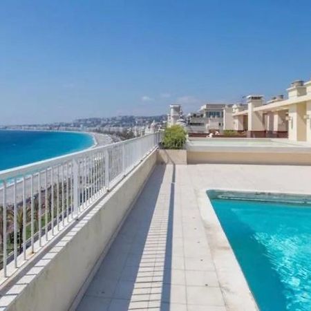 Le Royal, Spacious Seaside Apartment Rooftop And Pool Nice Bagian luar foto